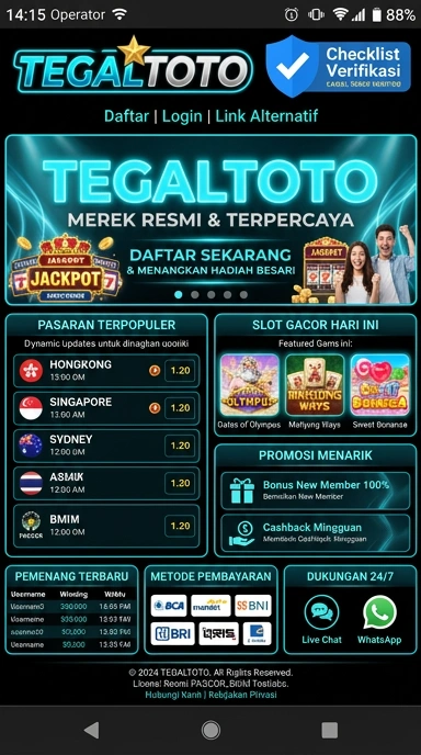Kanal Resmi Tegaltoto untuk Pengguna Android Indonesia